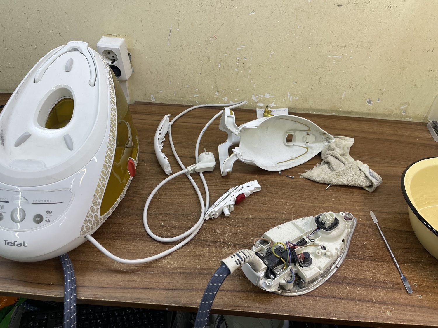 ремонт парогенератора tefal