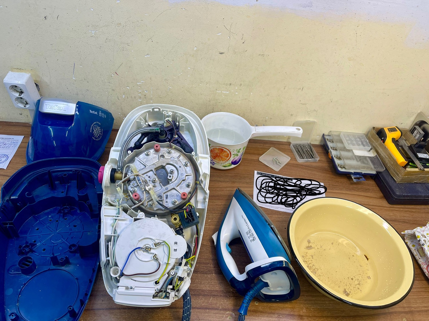 ремонт парогенератора тефаль